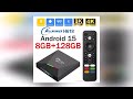 A must-have product! android box 4g Android 15 iptv Z1 Max TV Box 4K 8K HD Allwinner H618 BT 5.0 4