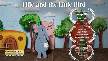 Ellie and the little bird #stopmotionanimation  Award winning #shortfilm by Frameboxx Kothrud
