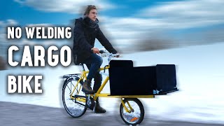 NO WELDING easy DIY Cargo Bike