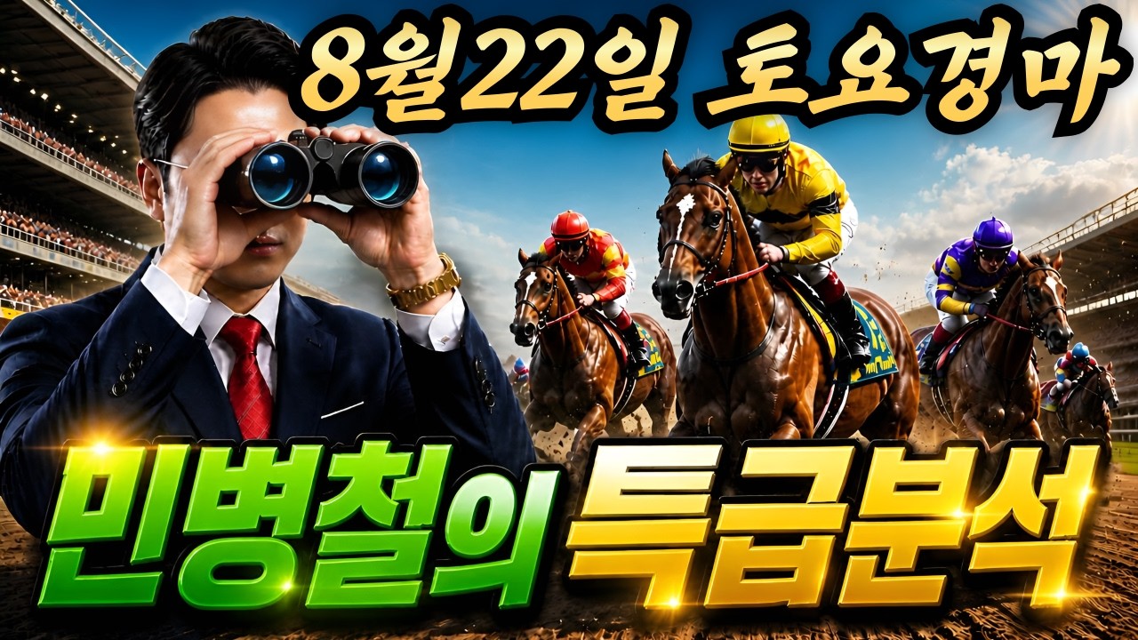 #8월22일 토요경마! 야간경마 고배당 특급 분석!!