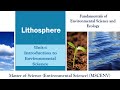 Lithosphere| MSC environmental science|