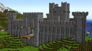 Planning a NORMAN CASTLE BUILD In My Minecraft Forever World! screenshot 4