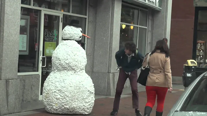 Funny Scary Snowman Prank Season 4 Episode 1 Boston