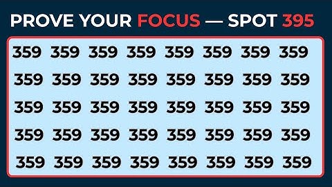 Test Your Observation Skill! Spot The Odd Numbers and Letters