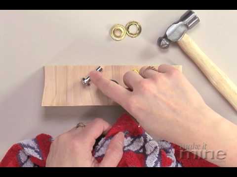 How To Set Grommets And Eyelets 