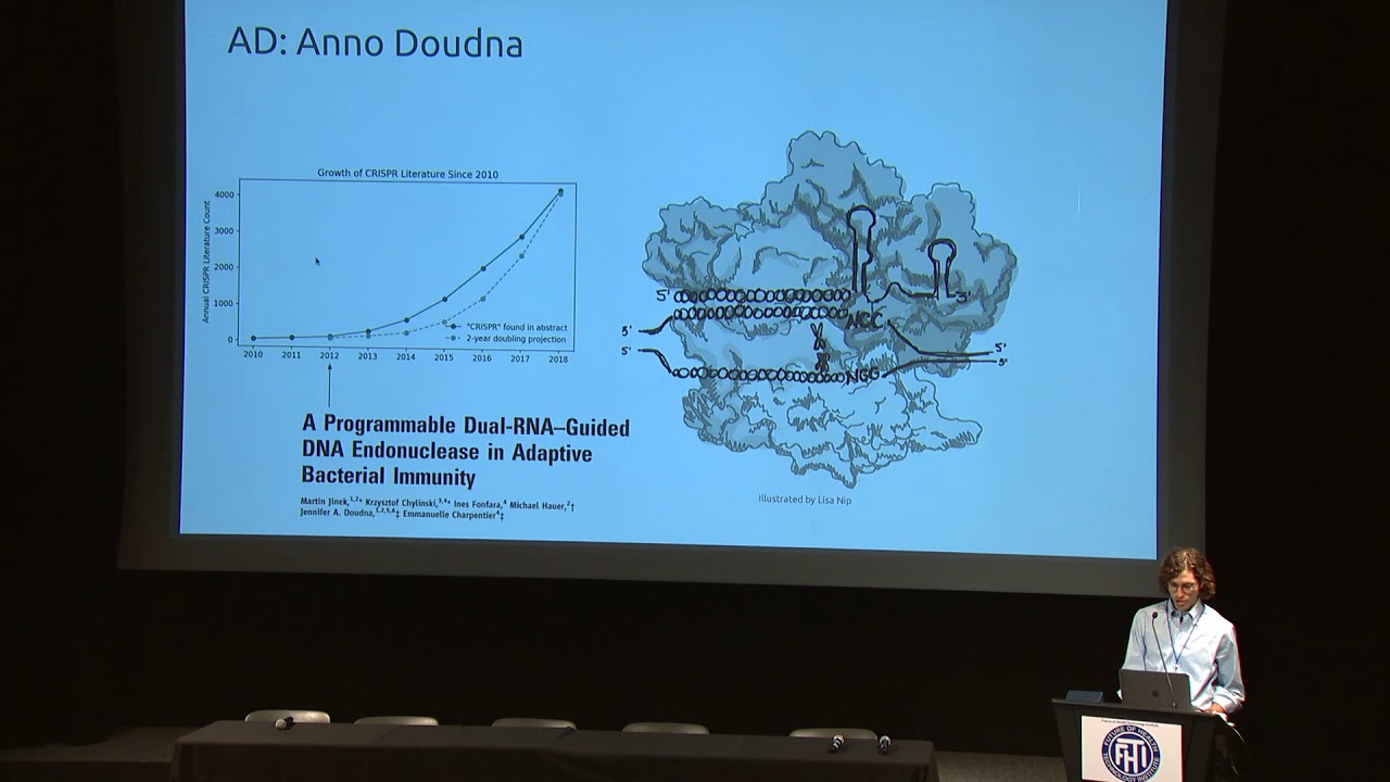 Noah Jakimo What's the future of CRISPR? 21st FHTI produced by Renata Bushko