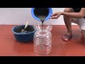 Creative Ideas From Cement - How To Cast Cement Flower Pots From A Simple Plastic Bottle At Home