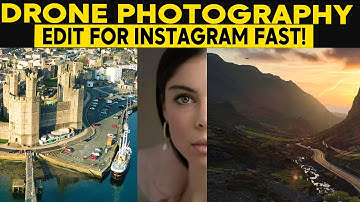 How To Edit DRONE PHOTOS FAST for  Instagram | DJI