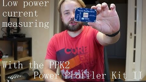 Low Power current measuring with Nordic Power Profiler Kit 2