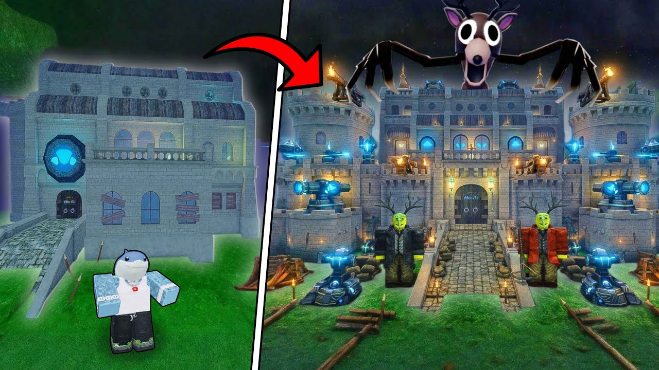 ADMİN YETKİSİ KULLANDIM!! 😱⚡ KALEYİ EFSANE SÜPER HALE GETİRDİM!! 🏰🔥 - Roblox Ormanda 99 Gece 🌲🌙
