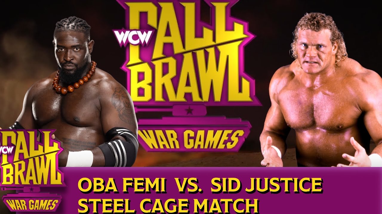 THE RULER OF THE WORLD vs THE RULER  - Oba Femi vs Sid Vicious - STEEL CAGE MATCH PS5 Gameplay