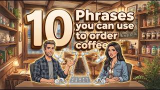 Order Coffee in English &amp; Spanish ☕ 10 Daily Phrases (Real Conversation Practice)