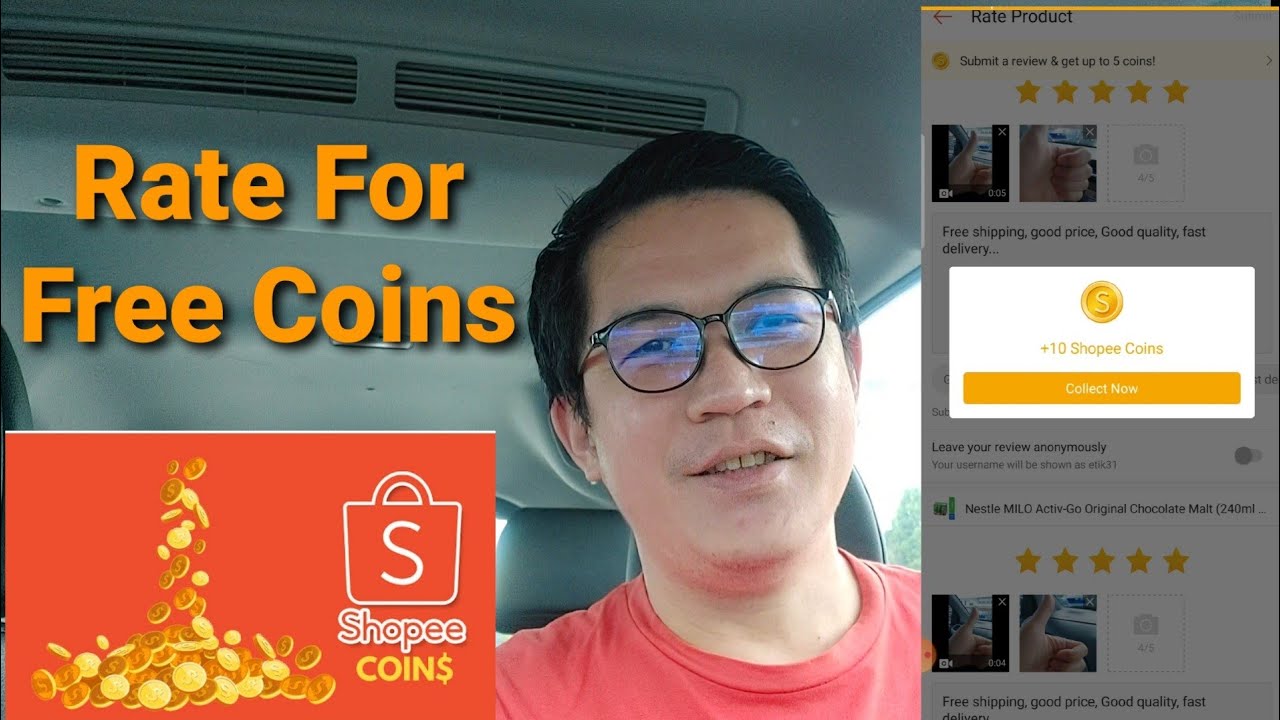 Cara dapatkan Free Coins daripada Shopee dengan beri rating pada product (Shopee Malaysia) 2021