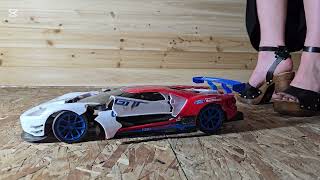 Pebbles Crushes Toy Car In Heels