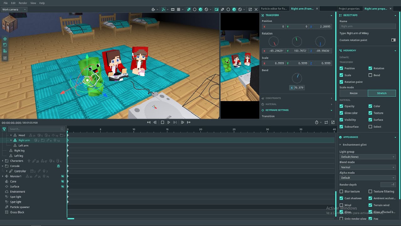 Making Minecraft animations in Mine Imator #minecraftanimation # ...