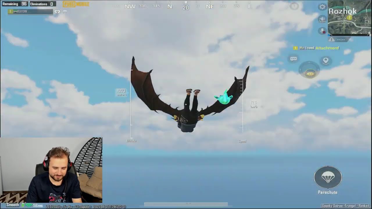 رايدن بث مباشر ببجي موبايل 🎥🔥 آخر لايف أسطوري قبل السفر 😱⚡