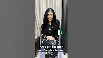 Arab Girl Reaction On Film Deceive Trailer HSK FILMS PRESENTS Film Reactionvideo Arabic Viral 
