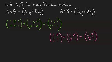 Basic operations with Boolean matrices