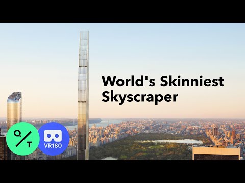 Inside NYC's Skinniest Supertall Skyscraper | 3D VR180