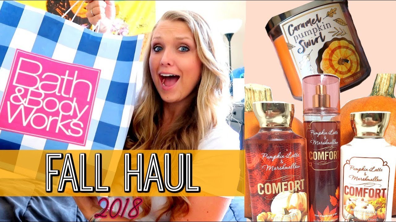 BATH & BODY WORKS FALL HAUL 2018 - YouTube