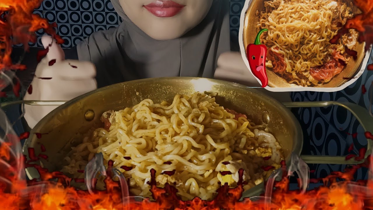 ASMR MIE NYEMEK PEDES🌶️ 