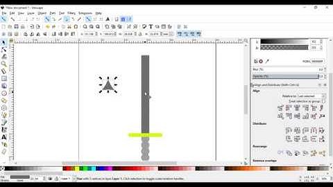 Sword Making Time Lapse on Inkscape