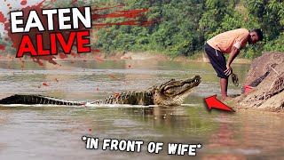 Albino Crocodile Eats Fisherman Alive Michael Jackson The Albino Crocodile