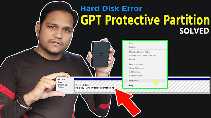 [Solved] GPT Protective Partition Error | How to fix GPT Protective Partition | Call +919015367522