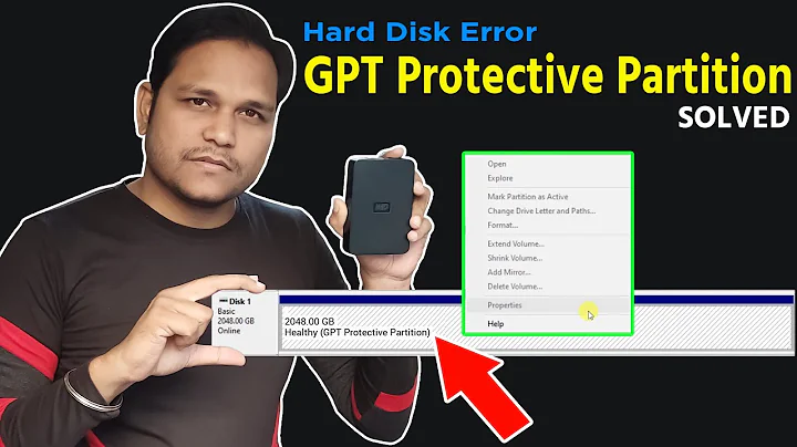 Khắc phục lỗi Phân vùng Bảo vệ GPT | GPT Protective Partition