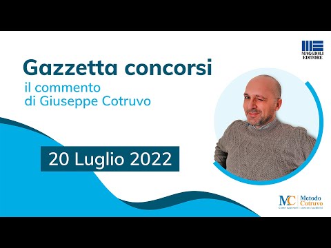Gazzetta Concorsi 20/7/22: Concorsi 4189 Carabinieri, quiz Agenzia Dogane,  risultati prove Formez
