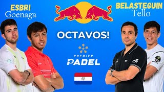 P2 ASUNCIÓN PREMIER PADEL 2024 OCTAVOS | Tello-Belasteguin vs Goenaga-Esbri