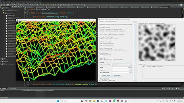 3D perlin noise terrain generator