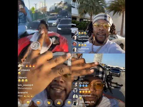Rowdy Rebel and GS9 member t”d up in Miami living life in the fast lane #freeshmurda