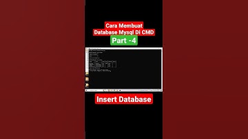 Cara Membuat Database Mysql di CMD part 4 #mengareit #shorts #mysql #database