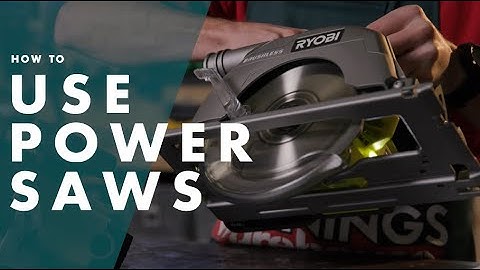 Tools 101: How To Use A Power Saw - Bunnings Warehouse [Tutorial]
