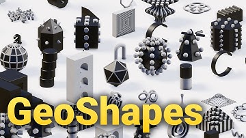 Geoshapes: Parametric Geometry Node Objects Blender 3.0