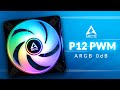 Arctic P12 ARGB 0dB Review | Quietest RGB Fans