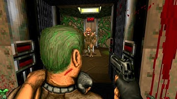 Brutal Doom v22 test 5 RC2/AmalGoom - Enter the Hangar (Android/DeltaTouch)