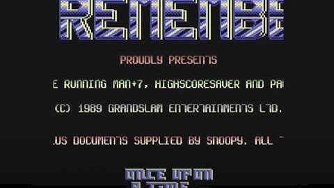 C64 - Another Crack Intro by Remember [C64 Music]