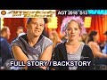 Sergey and Sasha Father Daughter  FULL STORY OR BACKSTORY America's Got Talent 2018 Audition AGT