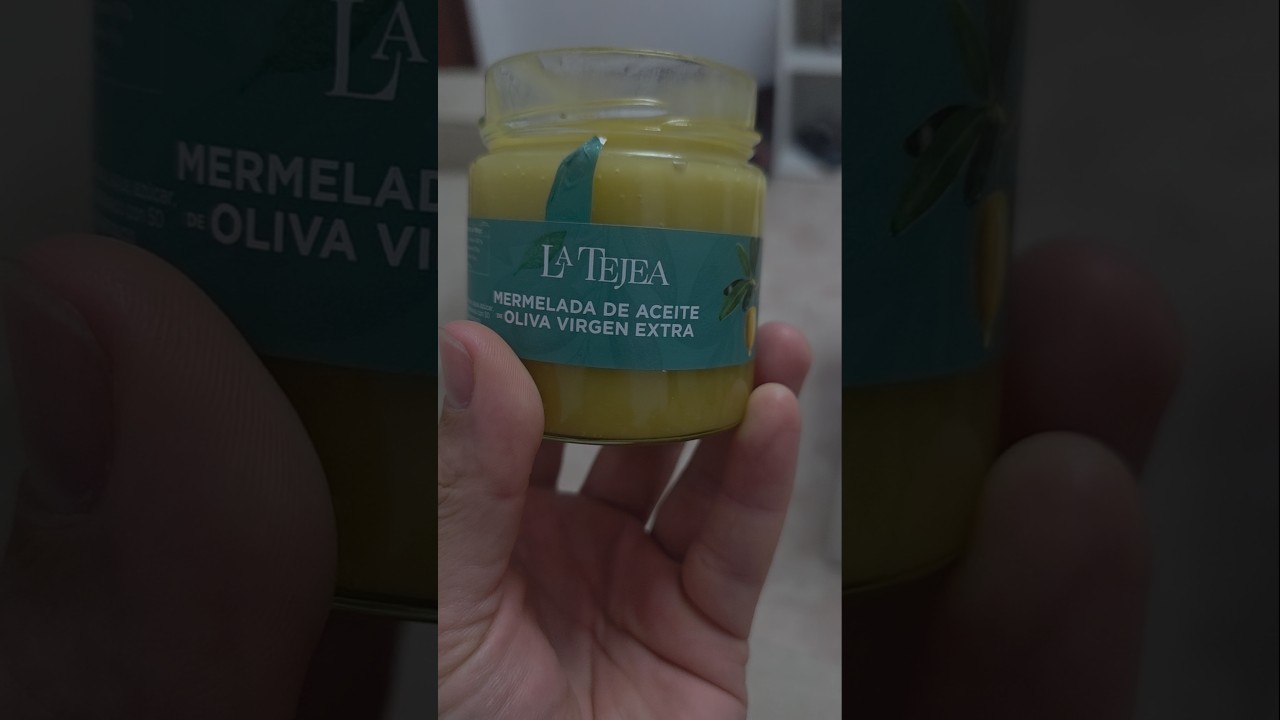 Has probado la mermelada de aceite de oliva?