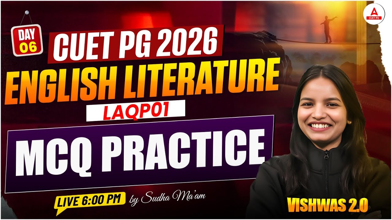 CUET PG 2026 English Literature (LAQP01) | MA English Entrance | Mcq Practice & Preparation Strategy