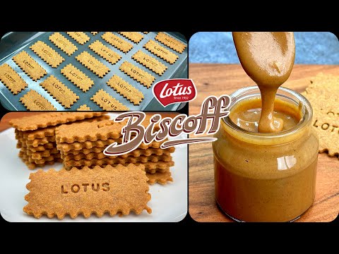 Crunchy Homemade Lotus Biscoff Cookies  Spread Recipe  No Egg, No Maida