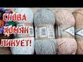 Снова Пряжа//распаковка посылочки//счастье для хомяка