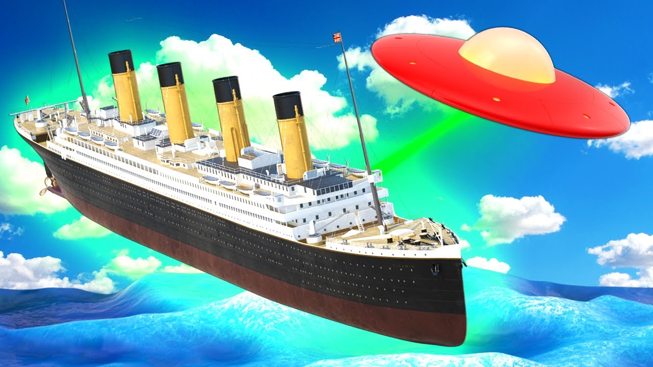 I Tried Using a UFO to Abduct the TITANIC in Teardown Mods!