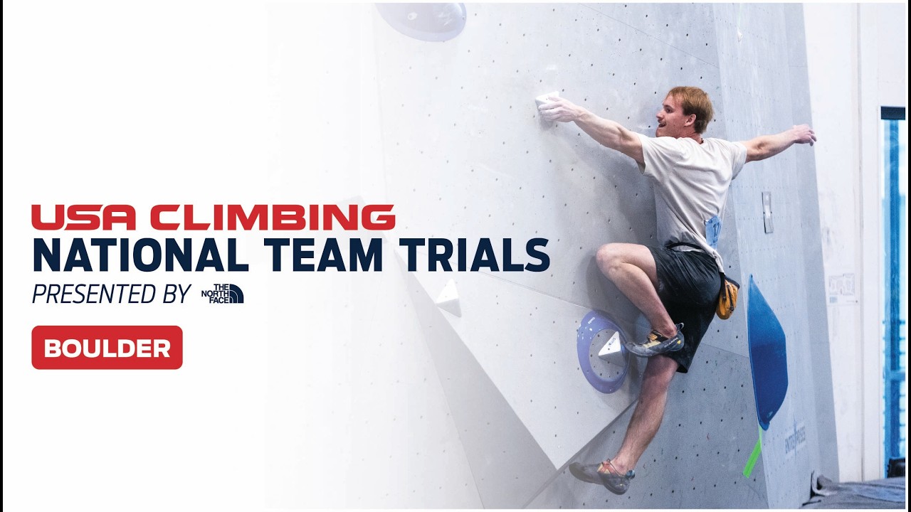 Live stream of the 2026 National Team Trials - Men & Women's Boulder - Round 2