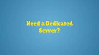 Dedicated Server Hosting UK