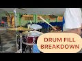 Drum fill breakdown instadailydrum drumfill drumlive