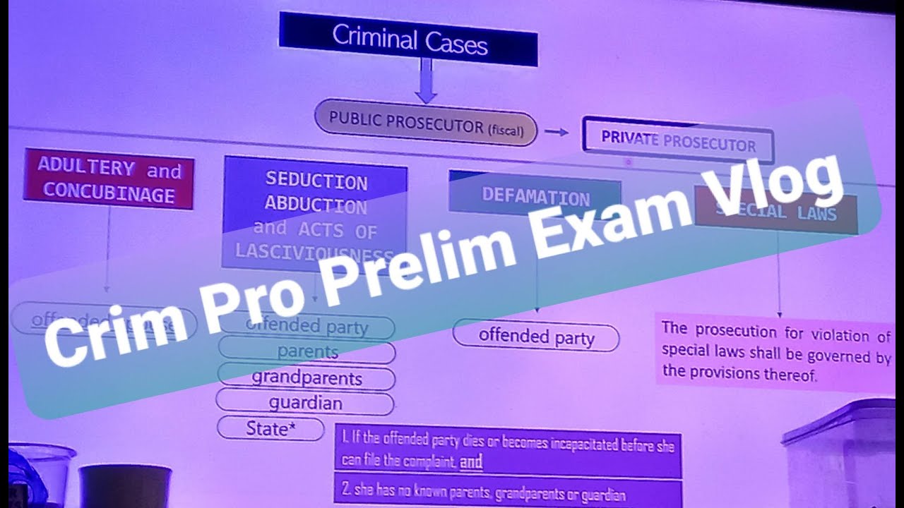 Crim Pro Prelim Exams Trailer - YouTube