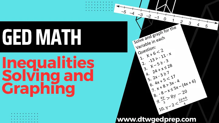 GED Math - Inequalities Solving and Graphing